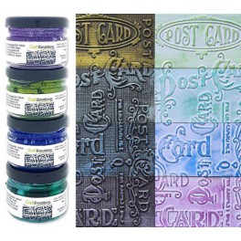 CraftEmotions Wax Paste metallic- Schildkrötengrün 