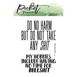 Picket Fence Studios Color Heals The Soul Clear Stamps