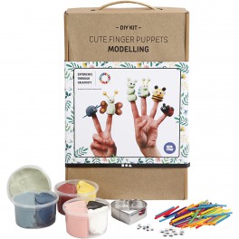 Mini-Kreativset, , Modellieren - Fingerpuppen