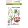 Motivstempelset "Mohnblumen, Schmetterlinge"