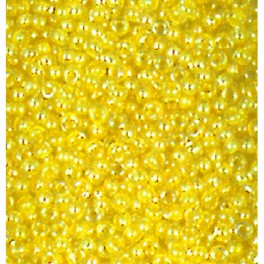 Rocailles 2,6mm irisierend zartgelb