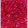 Rocailles 2,6mm irisierend rot regenbogen