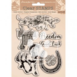 Stamperia Natural Rubber Stamp Country Crackle