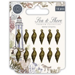 Metal charms set Around the World 1