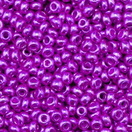 Rocailles 2,6mm metallic fuchsia