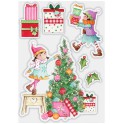 Craft Consortium Clear Stamps An Apple A Day - Girl
