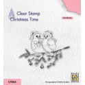 Motivstempel "Weihnachten Uhr"
