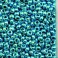 Rocailles 2,6mm metallic türkis
