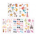 Kindertattoos Fantasie und Entdecker