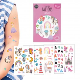 Kindertattoos Fantasie und Entdecker