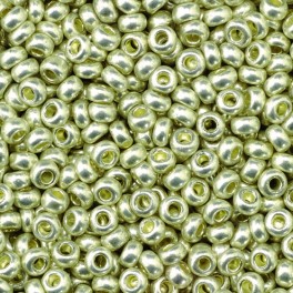 Rocailles 2,6mm metallic silber