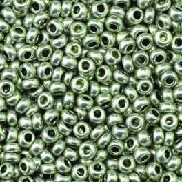 Rocailles 2,6mm metallic dunkelsilber