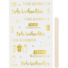 Rub-on-Sticker Buchstaben & Zahlen