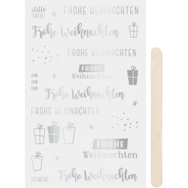 Rub-on-Sticker Buchstaben & Zahlen