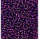 Rocailles 3,5mm mit Silbereinzug lila