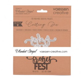 Vaessen Creative • Embossing folder von Herzen mit Herzen