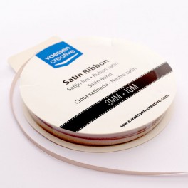 Vaessen Creative • Satinband 3mm Weiß