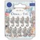 Metal charms set Around the World 1