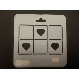 Schablonierschablone "Accent Squares"