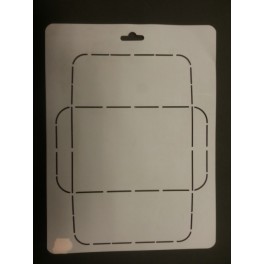 Schablonierschablone "Accent Squares"