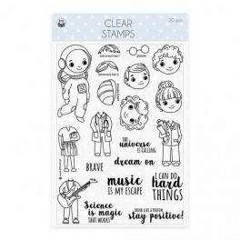 Piatek13 - Clear stamp set The Four Seasons - Summer