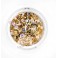 Pailletten rund gewölbt, gold hologramm