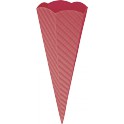 Schultütenrohling 3D Welle rosa 