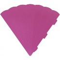Schultütenrohling 3D Welle rosa 