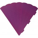 Schultütenrohling 3D Welle rosa 