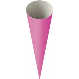 Schultütenrohling 3D Welle rosa 