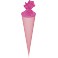 Schultütenrohling 3D Welle rosa 