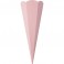 Schultütenrohling 3D Welle rosa 
