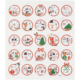 Craft Consortium Little Fawn & Friends Adhesive Enamel Dots 
