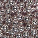 Kunststoffperlen silber 6mm