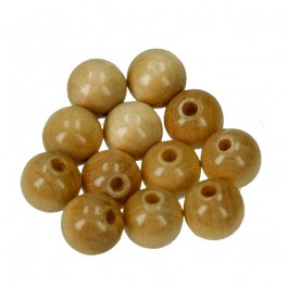 Holzperlen 6mm natur