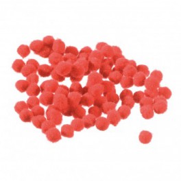 Pompoms bunt sortiert
