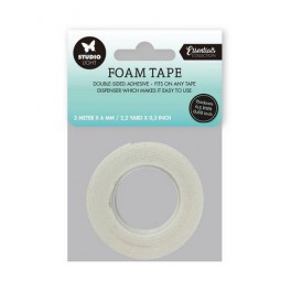 Foampads 5x5mm, 3mm, weiss