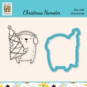 Motivstempel "Weihnachten Uhr"