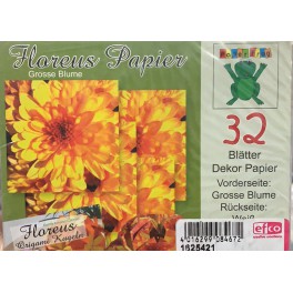 Floreus Origami Papier DUO 10x10cm orange/gelb