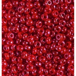 Rocailles 2,6mm opal rot
