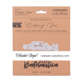 Vaessen Creative • Embossing folder von Herzen mit Herzen
