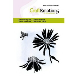Motivstempelset "Mohnblumen, Schmetterlinge"