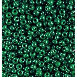 Rocailles 2,6mm opal grün