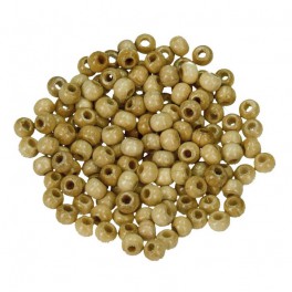 Holzperlen 6mm natur