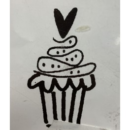 Motivstempel "Fjäril"