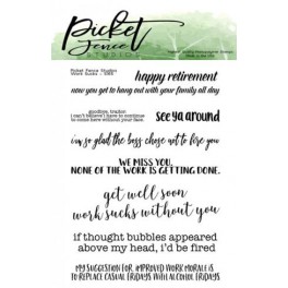 Picket Fence Studios Color Heals The Soul Clear Stamps