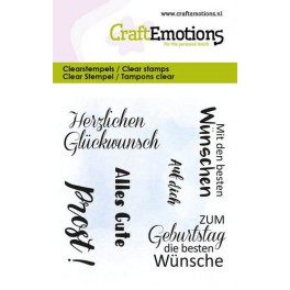 Motivstempelset "Mohnblumen, Schmetterlinge"