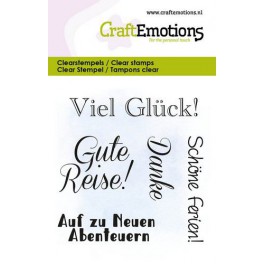 Motivstempelset "Mohnblumen, Schmetterlinge"