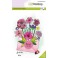 Motivstempelset "Mohnblumen, Schmetterlinge"