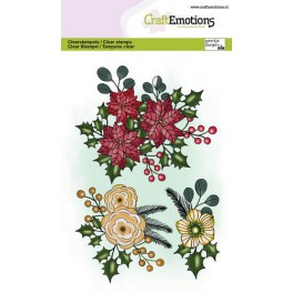 Motivstempelset "Mohnblumen, Schmetterlinge"